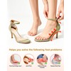 4 Pairs Silicone High Heel Inserts Weight Shifting for Women,