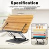 AIFEI Book Stand for Reading, Adjustable Book Holder with Reading
