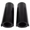 Unbranded +2" Extended Black Fork Cans Boots Covers For Harley