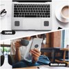 6 Sheets Grey Grip Stickers, Universal Anti-Slip Cell Phone &