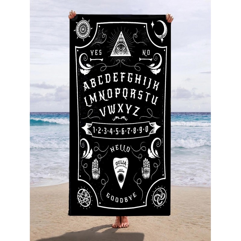 Wild Star Hearts - Ouija Board - Beach Towel