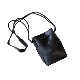 mauve Mesh Square Smartphone Shoulder, Black