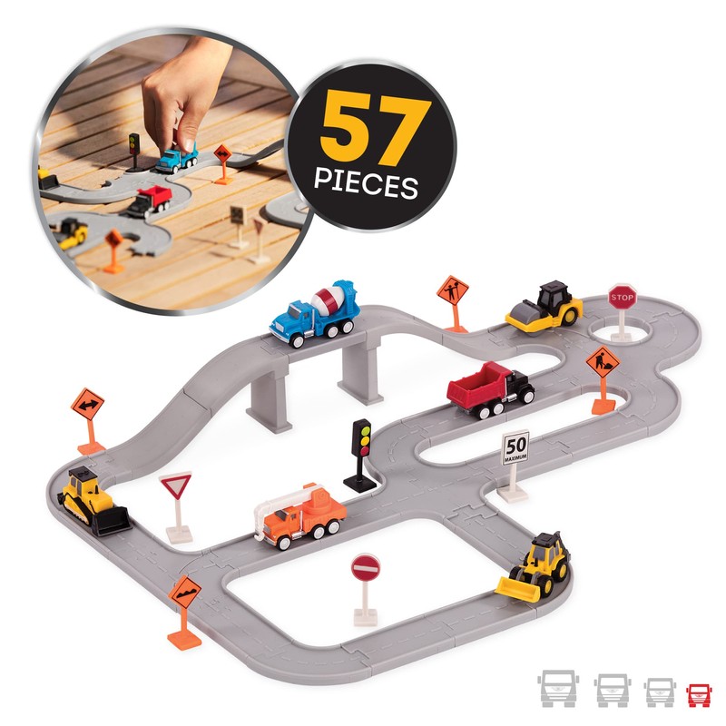 Driven by Battat WH1079Z Series Multipack (6 Pieces Construction Crew