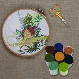 EXCEART 18PCS Latch Hook Kit Assorted Color Crochet Yarn DIY Latch Hook Yarn for Knitting and Crochet Projects (Dark Colors)