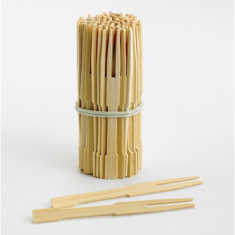 Helen’s Asian Kitchen Mini Bamboo Appetizer Cocktail Forks and Buffet