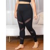 MEJING Plus Size Leggings for Women Workout Leggings with Pockets