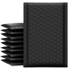 UCGOU Bubble Mailers 4x8 Inch Black 50 Pack Usable Size
