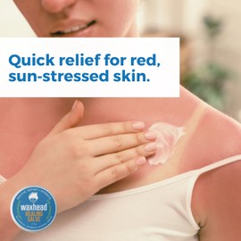 Waxhead Healing Salve – Sun Burn Healing Cream, Aftersun Body Butter to Deep‑Hydrate, Calm, and Revive Skin After Sun & Wind, for Tattoos, Eczema & Everyday Use (2oz)