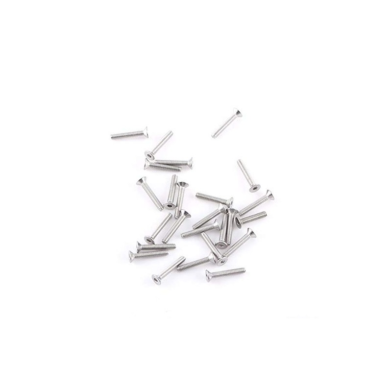 Tornillos de Cabeza Hexagonal y Tuercas M2, Surtido de 250