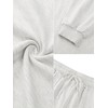 MEROKEETY MEROKEETY Women's 2025 Fall Oversized Batwing Sleeve Lounge Sets