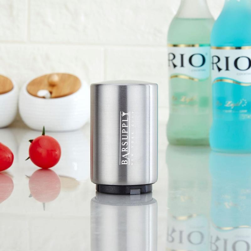 2-Pack Push Down Automatic Magnetic Beer Bottle Opener - Color: