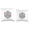 Impossible Cube Throw Pillow
