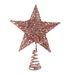 ledmomo Christmas Tree Top Star Christmas Ornament 20cm(Rose Gold)