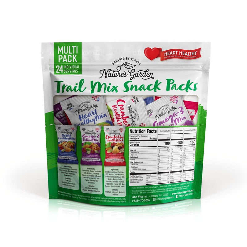 Nature's Garden Healthy Trail Mix Snack Pack - 28.8 oz