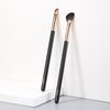 MSQ 2pcs Scythe Eyeliner Brush, Eye Contour, Eyebrow Powder, Nose