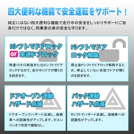 TELLIKA Car Speed Interlocking Door Lock, Aqua Custom Parts, Car Speed Door Lock, Automatic Door Lock, Unit Easy Installation, Coupler On, Auto Hazard, Secure Equipment, Forget to Close, Security Auto