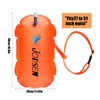 Swim Buoy,Outdoor Float,Inflatable Buoy,Tow Air Float Suit,for Open Water Swimming