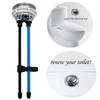 48mm/1.89inch Toilet Tank Button 20cm Extended Dual Push Flush Toilet