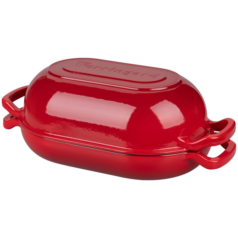 VORRINGARD Enameled Cast Iron Sourdough Bread Oven, Dutch Oven, Loaf