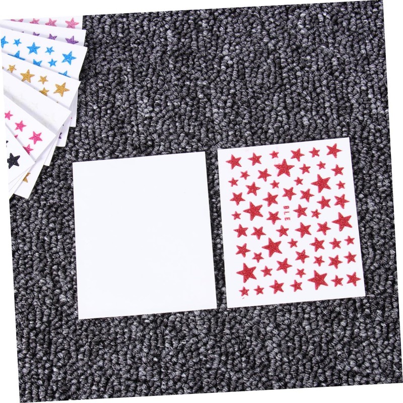 Ipetboom Nail Art Sticker Set 10 Pack Glitter Star Nail
