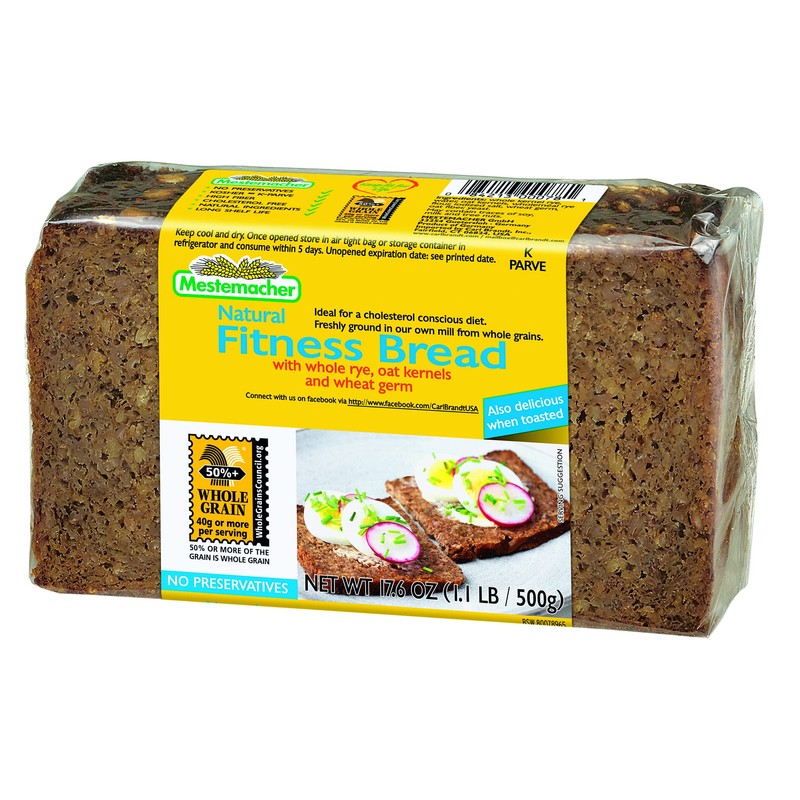 Mestemacher Whole Grain Bread (Fitness, Whole Rye, Sunflower Seed, variety