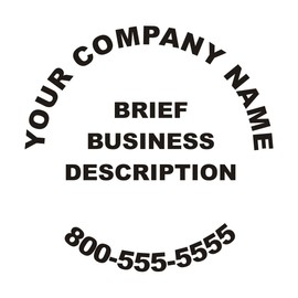 Wild Dingos LLC Business Rear Window/Store Window Custom Vinyl Decal Sticker Black