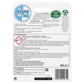 WC-Ente WC-Ente Active Clean WC Duftspüler-Einhänger, WC Reiniger, Citrus Splash-Duft, 38,6 g