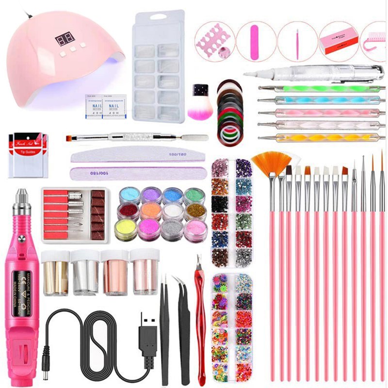 Electric Nail Drill Machine 36W UV/LEDs Nail Dryer Lamp USB