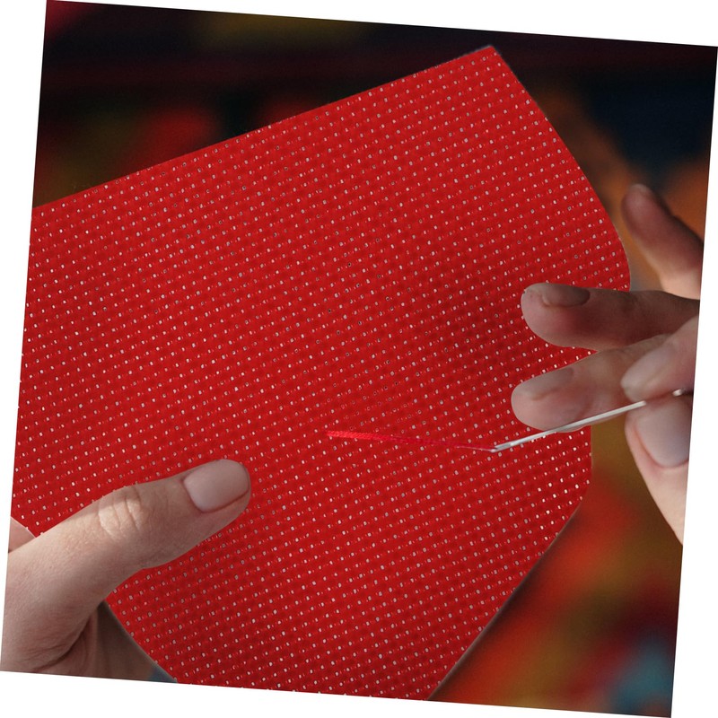 Operitacx 20pcs Embroidery Cloth Cross-Stitch Fabric Bundle Sewing Kit for