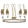 Roller Shade Tie Downs Curtains Tie Back with Holder Receivers