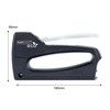 Rapesco 1137 ECO Germ-Savvy Antibacterial T8-Lite Staple Tacker, Black