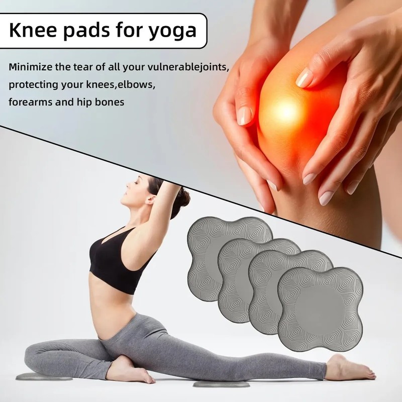 Almohadillas Antideslizantes Yoga Ejercicio 4 Pzas