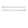 4 Pack Crutches Handle Bolt Mount Replacement 5.5'' Metal Rod