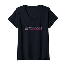 Womens Dermatology Nurse Practitioner NP Dermatology Nurse V-Neck T-Shirt