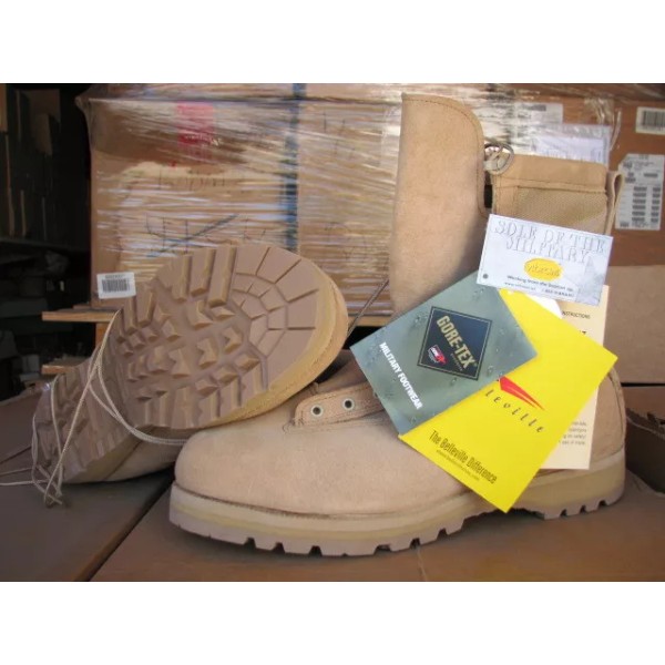 military 14 1/2 XW combat boots temperate GORE-TEX NEW desert