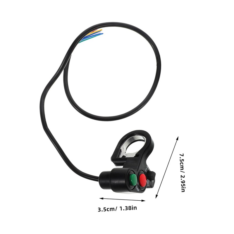 Alipis Motorcycle Handlebar Signal Switch Turn Signal Headlight Horn Control