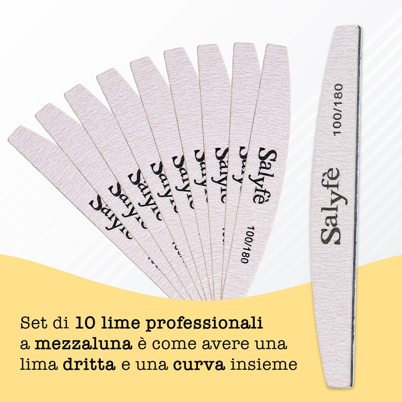 Lime Unghie Salyfè | Lima Unghie Professionale | Lavabile |