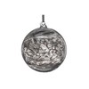 Sienna Glass 10cm Friendship Ball 25th Wedding Anniversary Silver