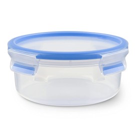 Tefal Master Frischhaltedose für Lebensmittel, rechteckig, transparent/blau, Plastik, transparent/blau, 0.85 Litre