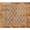 Lattice Panel with a Roof Shingle Design MDF Home &