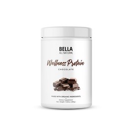 Bella All Natural Wellness Protein - Chocolate Flavor - Organic Plant Based Protein