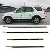 NLQR 4Pcs Outer Door Window Weather Strip Sweep Molded Trim