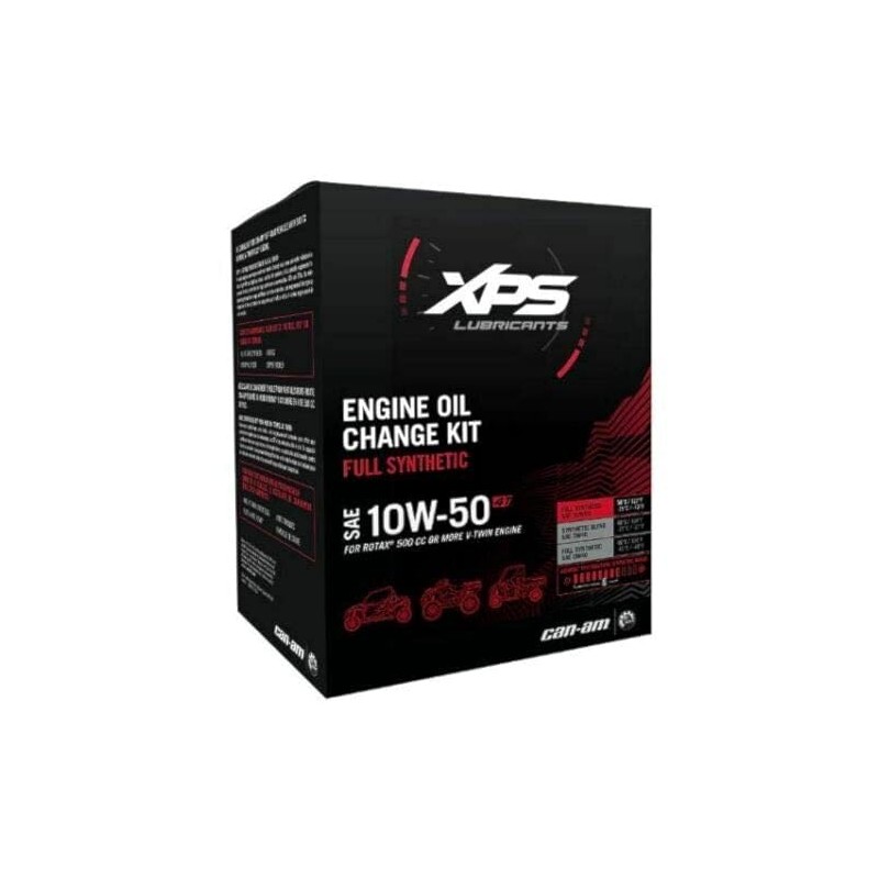BRP XPS Can-Am 4T 10W-50 Synthetic Oil Change Kit for
