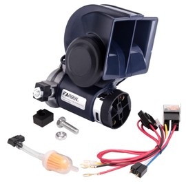 FARBIN Train Horn for Truck 12v 150db Loud Car Horn Snail Air Horn with Air Pump for truck car boat van lorry SUV RV motorcycle off road