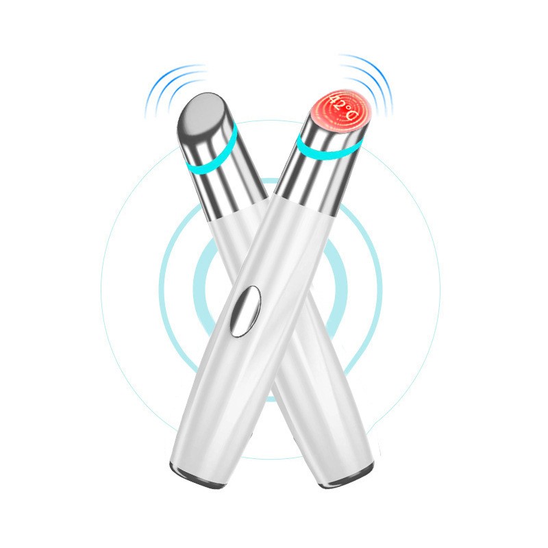 Electric Heated Eye Lip Massage Wand Vibration Wrinkle Removal Skin