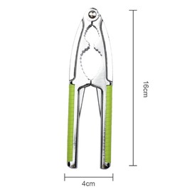 JOCXZI Professional Nutcracker, Green Nutcracker, Walnut Cracker, with Good Power Transmission, with Non-Slip Handle, Stainless Steel, Heavy Shell Cracker, Seafood Cracker, Walnut Opener Tool