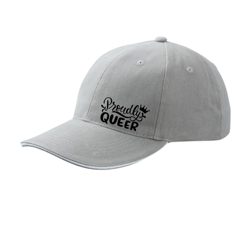 huuraa Cappy Hat Proudly Queer Crown Gift Unisex Cap Proudly