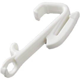 Swish 2 x Sologlyde Extra Curtain Track Hook Gliders, White, 10 Pack