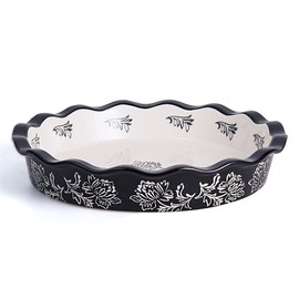 Wisenvoy Ceramic Pie Dish - Deep Dish Pie Plate Non-Stick Pans for Baking