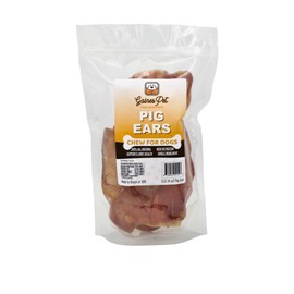 Gaines Pet Pig Ears for Dogs - 5 Count, Thick Cut, All-Natural Whole Ears - No Additives Or Hormones, Safe Rawhide Alternative, Dental Health, Easy to Digest, Great for Small to Large Dogs